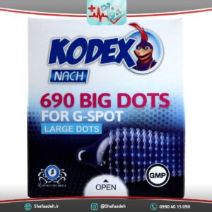کاندوم خاردار بیگ دات 3 تایی کدکس ناچ 690 – Big Dot Kodex Nach Condom