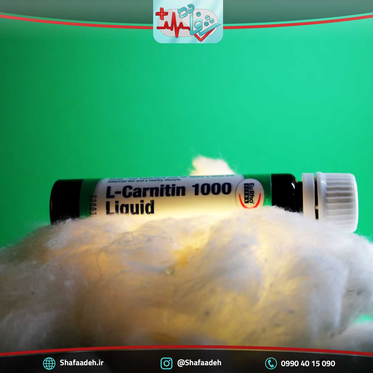 ال کارنیتین 1000 لیکوئید یوروویتال – L-Carnitin 1000 Liquid Eu Rho Vital
