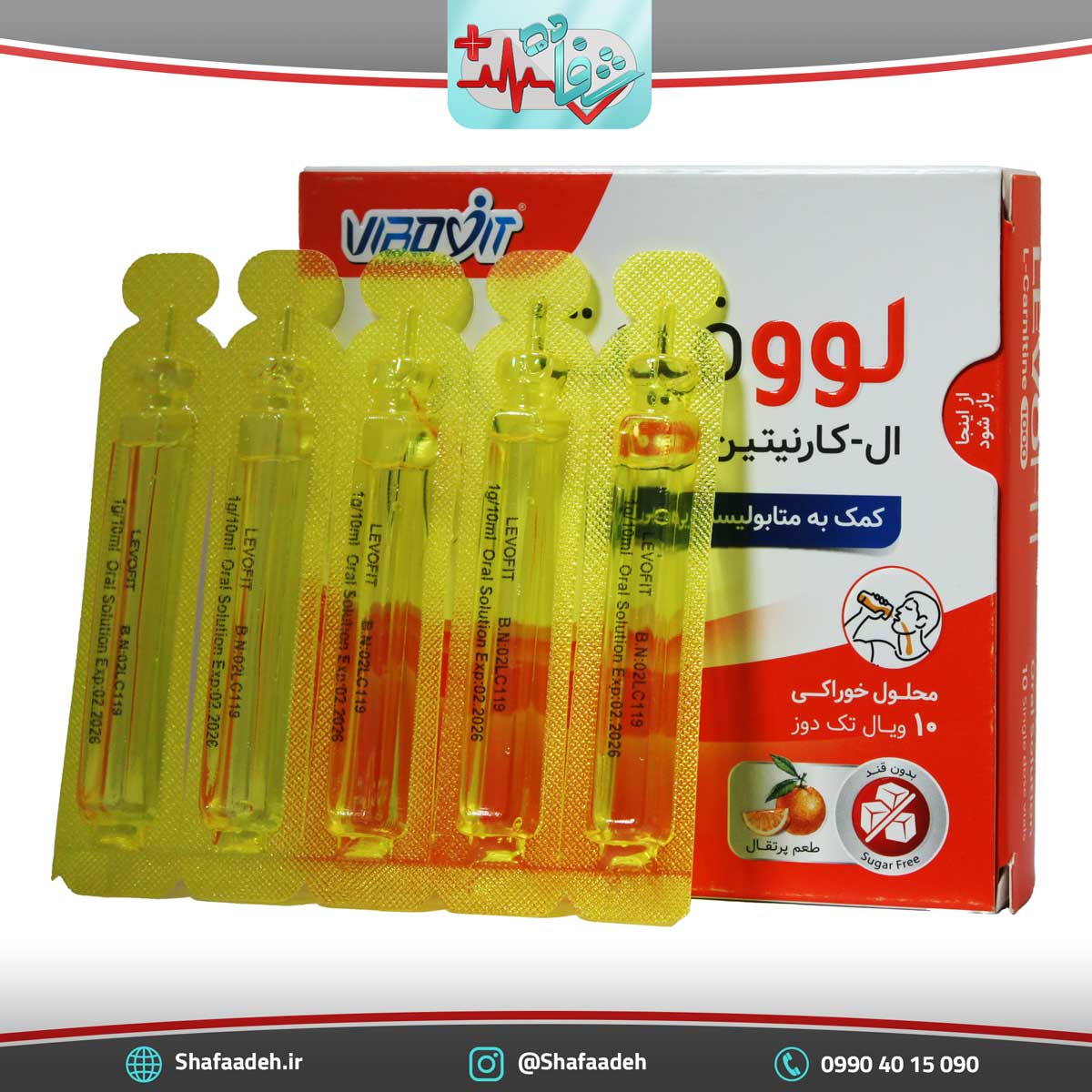 ال کارنیتین 1000 لووفیت - Levofit L Carnitine 1000