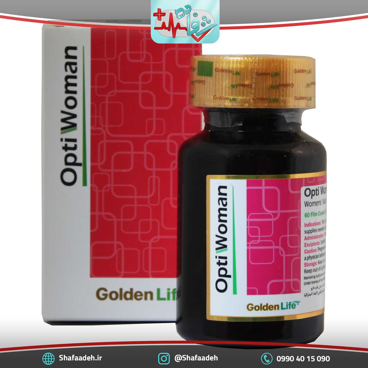 قرص اپتی وومن گلدن لایف 60 عدد – Golden Life Opti Woman 60 Tabs